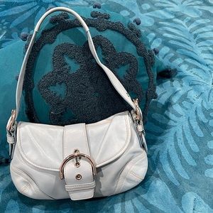 Mini leather COACH purse